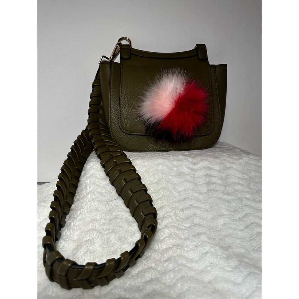 Jules Kae Olive Multi Vegan Leather Crossbody Bag